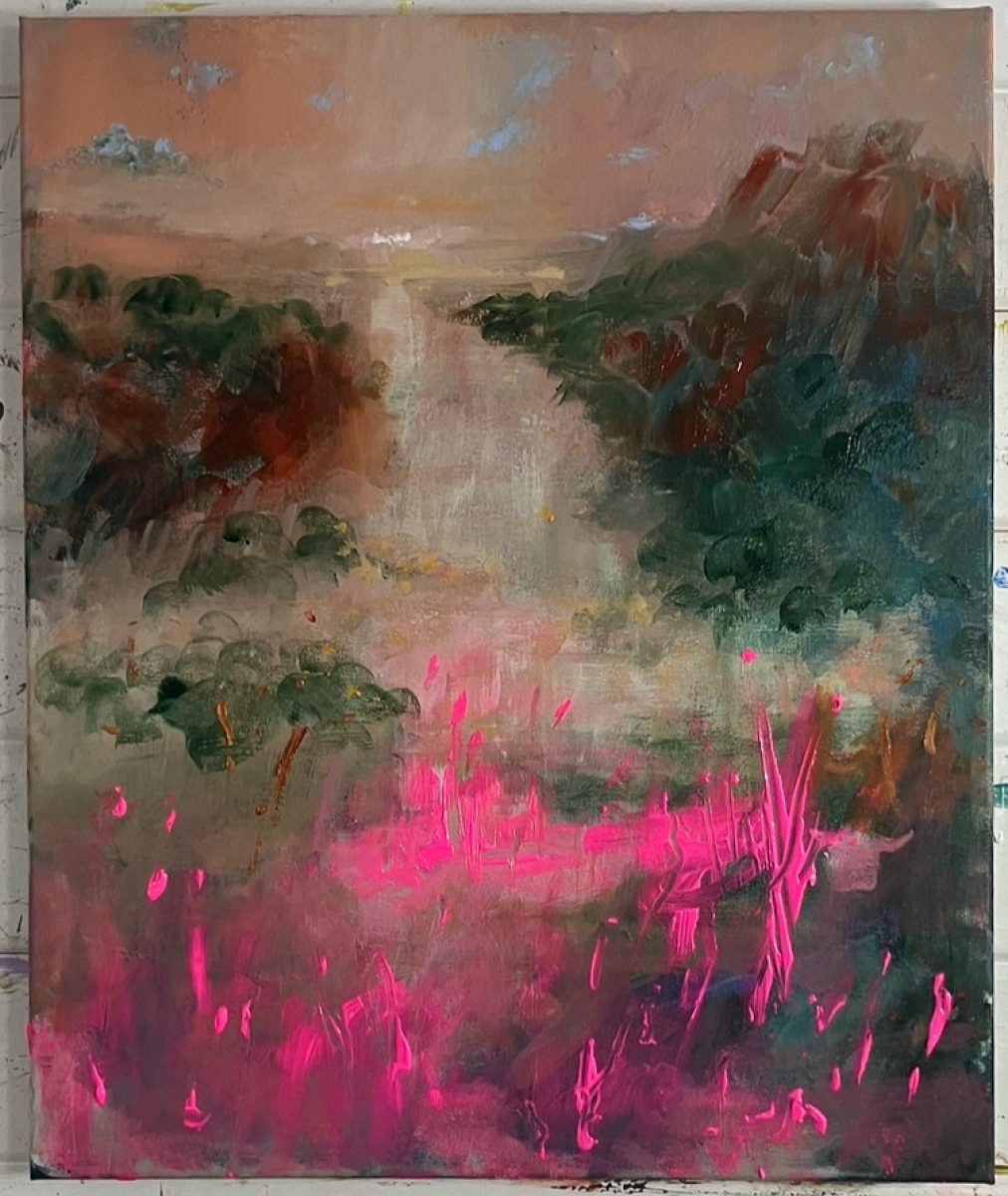 There is magic everywhere – original landscape painting by Steen Foege